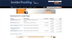 Desktop Screenshot of insidertracking.com