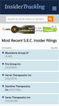 Mobile Screenshot of insidertracking.com