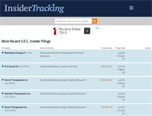 Tablet Screenshot of insidertracking.com